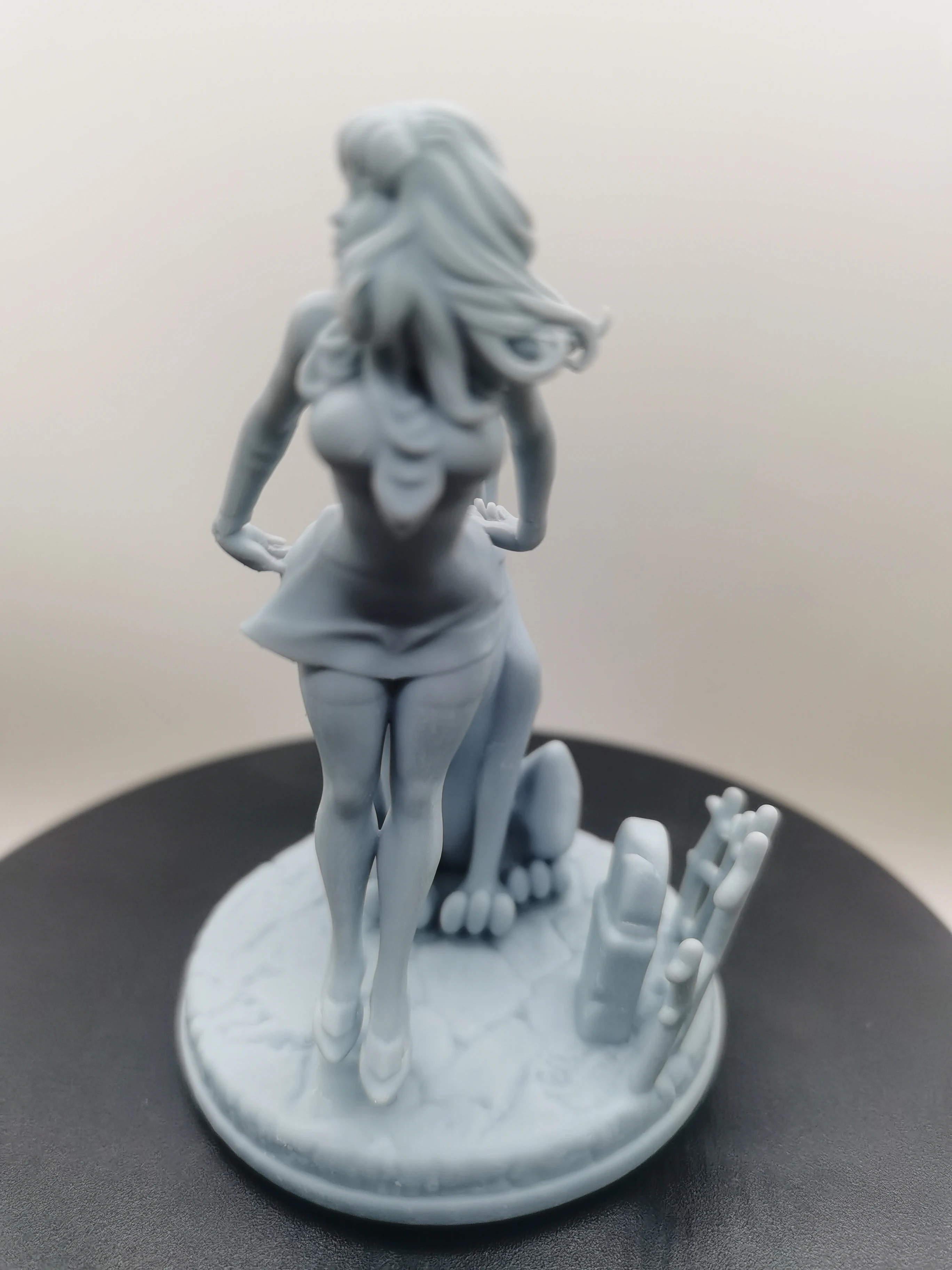 Resin Figure 1/24 Scale 75mm Anime Girls and Dog Diy Assembly Model Kit Unassembled Diorama Unpainted Figurines Hobby Toys