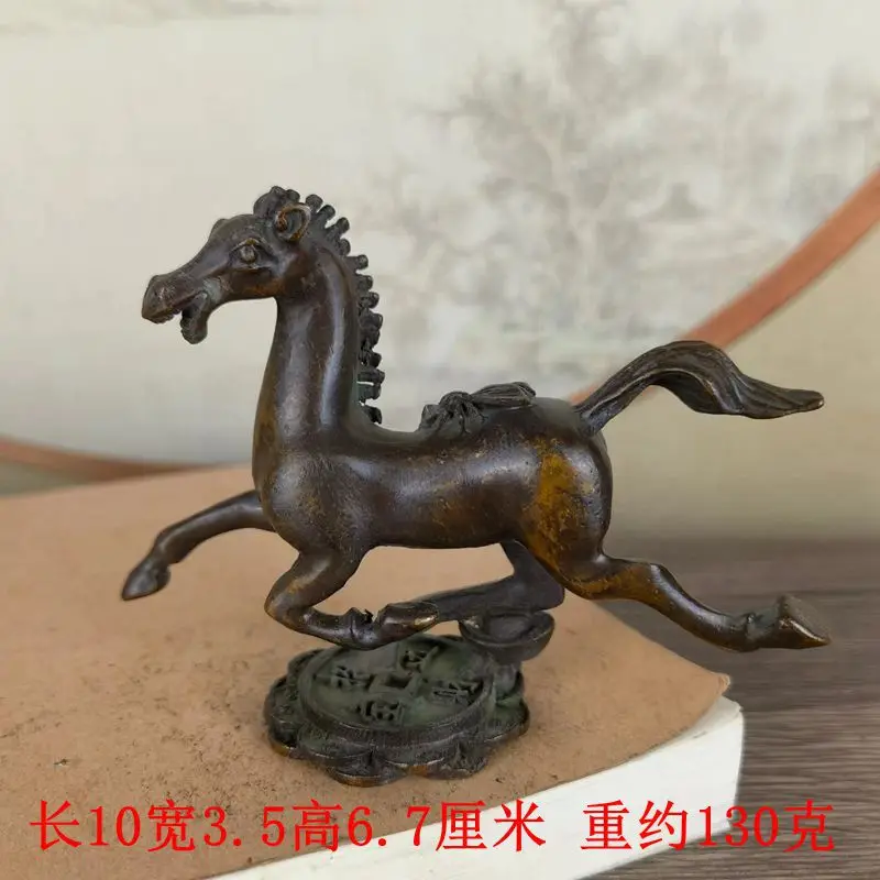 Wholesale Two Pieces Price Style Solid Chinese Tang Horse Tang Horse War Horse Steed Twelve Zodiac Horse Tea Ornaments Pen Holde