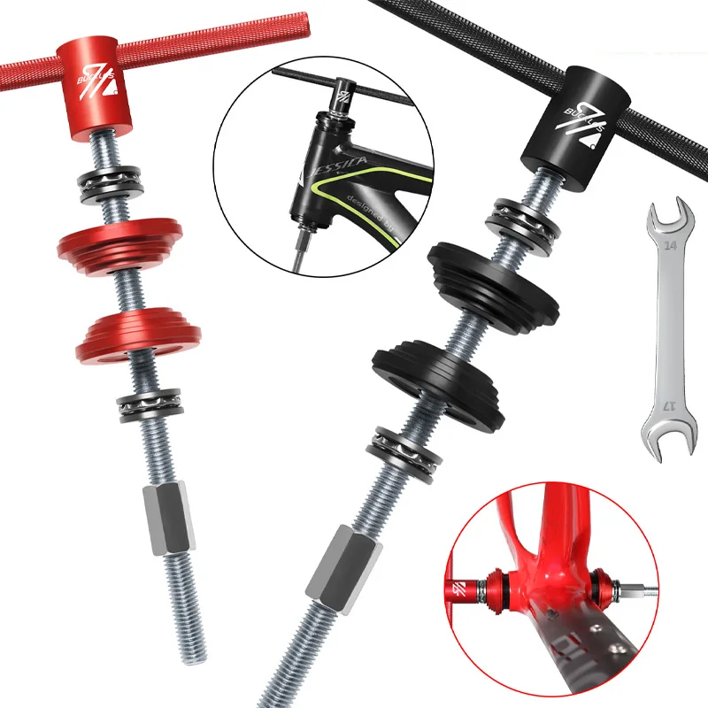 

BUCKLOS Bike Bottom Bracket Headset Removal Tool Headset Bearing Bowl Cup MTB Bicycle Multifunction Kit for BB86 BB30 BB92 PF30