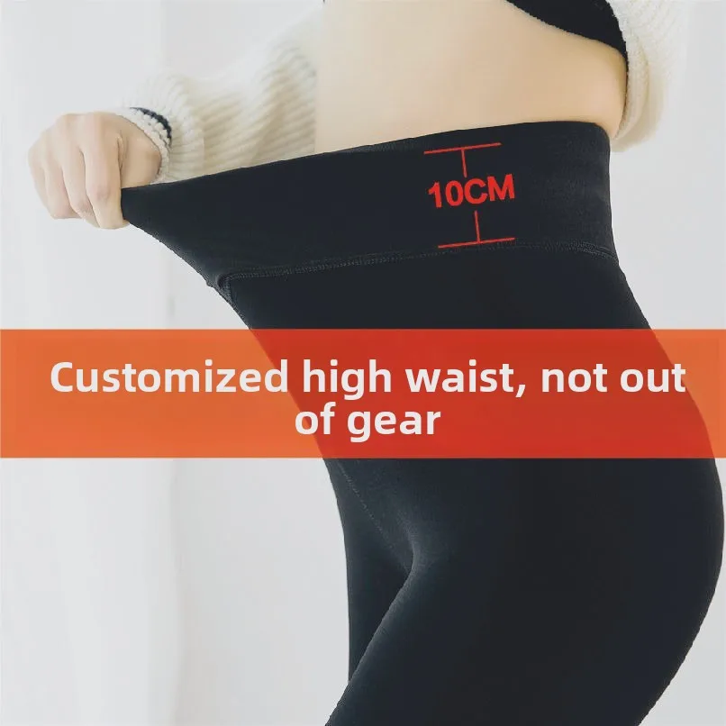 سراويل غير مرئية مفتوحة المنشعب، سراويل شتوية، ملابس خارجية نسائية من صوف الضأن، سراويل قطنية حرارية سميكة، في الهواء الطلق،