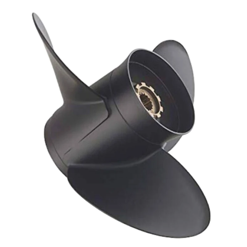 Aftermarket Marine parts Upgrade Aluminum Outboard Boat Propeller 48-828156A12 For  6/8/9.9/10/15HP 8 Spline Tooth   2-1/2