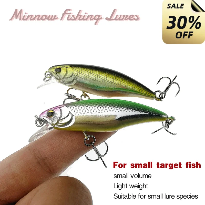 

52mm 4.5g Japan Hot Model Sinking Minnow Fishing Lures Jerkbait Bass Pike Carkbait Wobblers Swimbait Professional Hard Bait