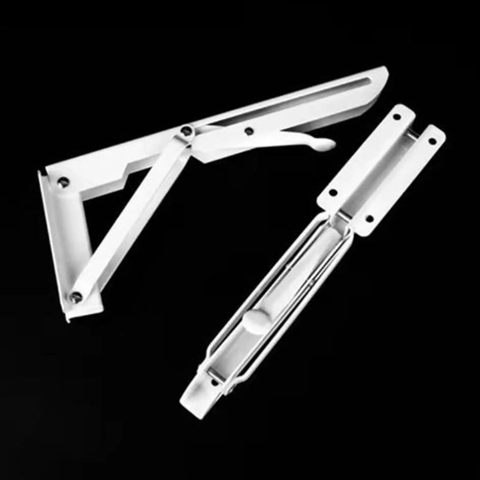 2 pieces folding shelf brackets for courtyard table for the heavy, practical