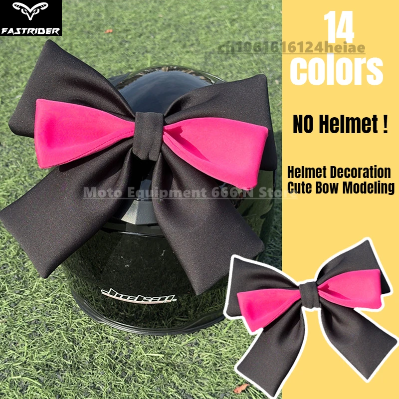 

Motorcycle Bicycle Helmet Decoration Cute Bow Modeling Universal Electric Bike Vehicle Decor Bowknot Helmets Accessories