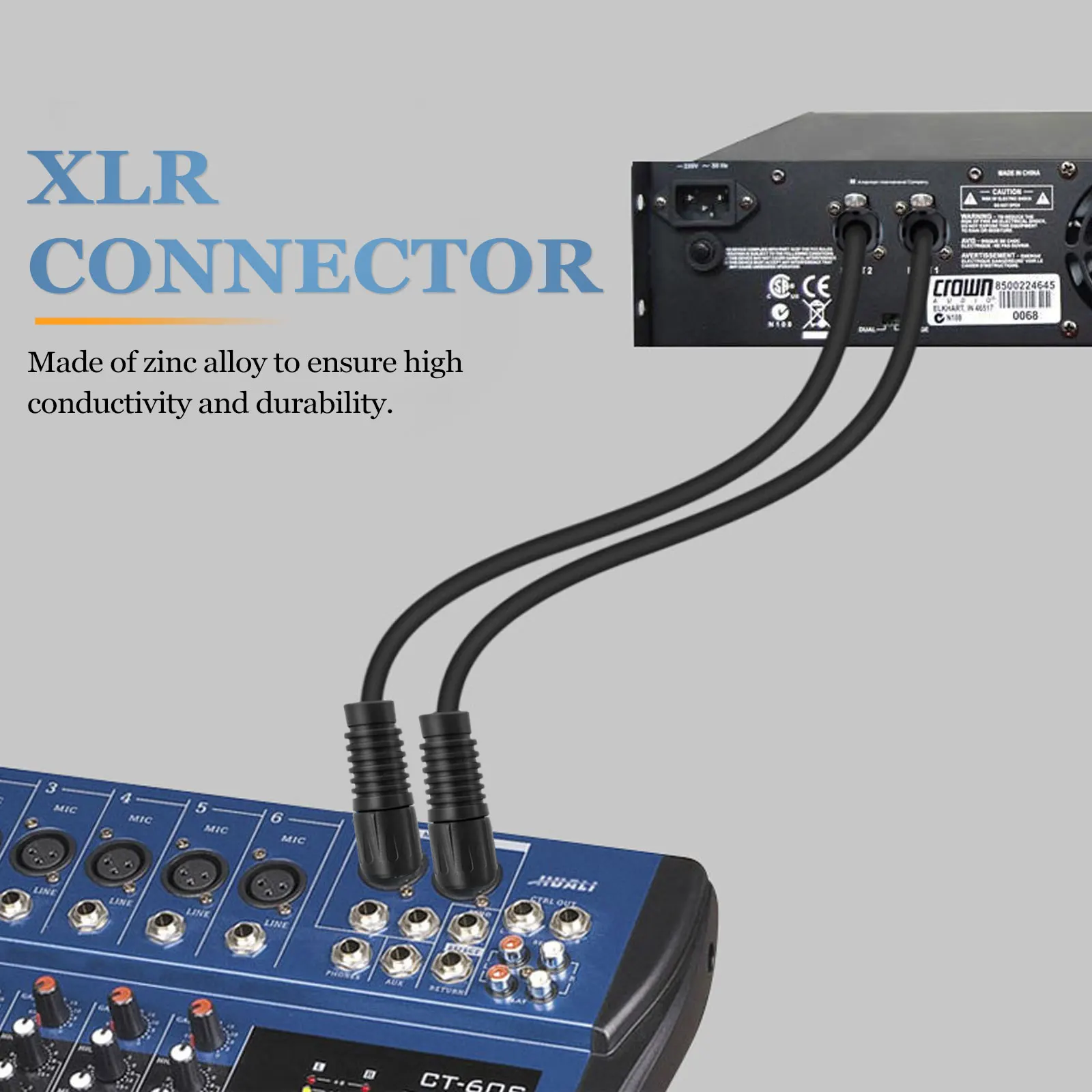 Xlr 3 Pin Male Fema…