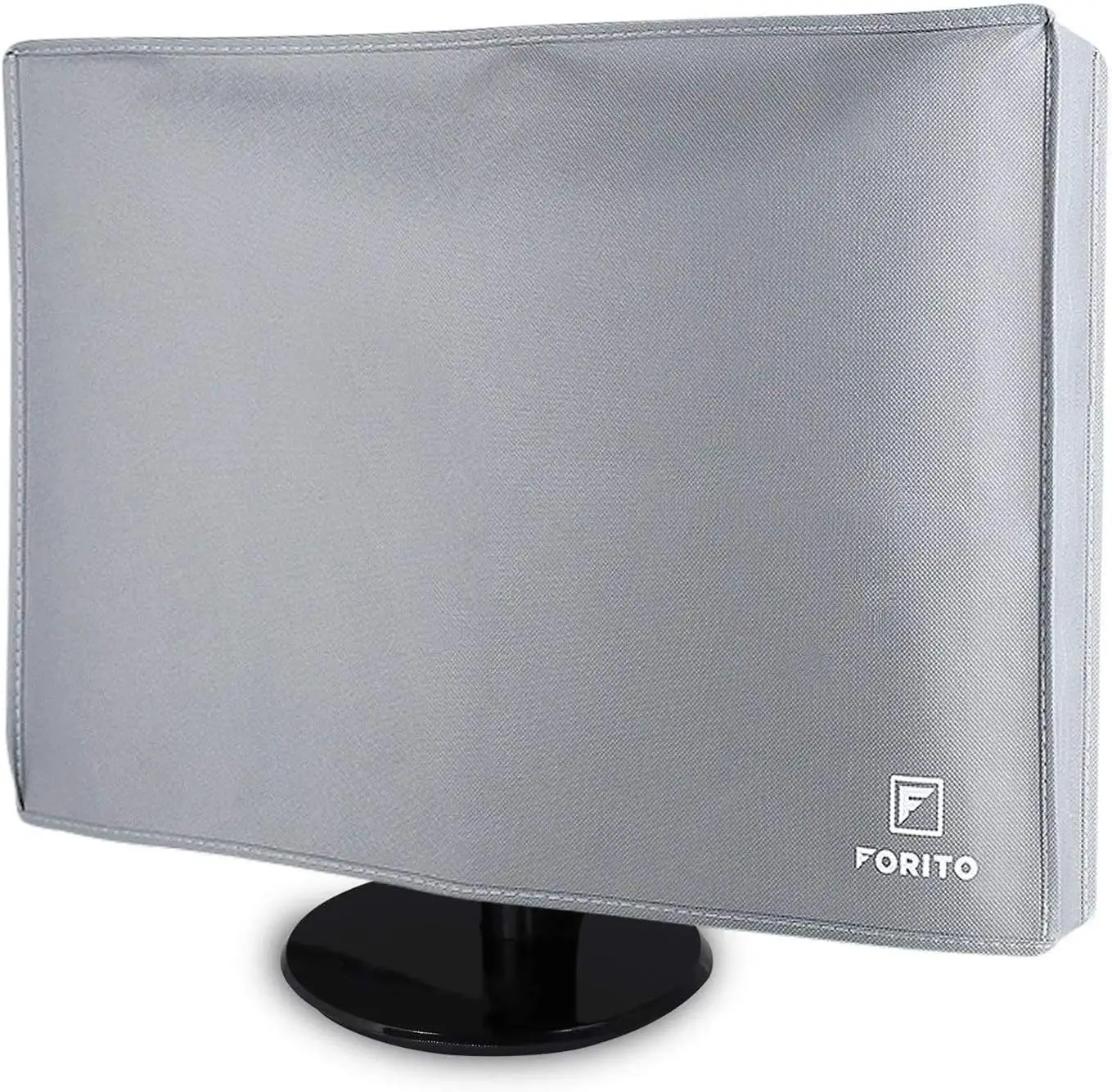 

Universal Monitor Dust Cover for 23-25 Inch Screens, Nonwoven Full Body Sleeve, Scratch Resistant, Gray