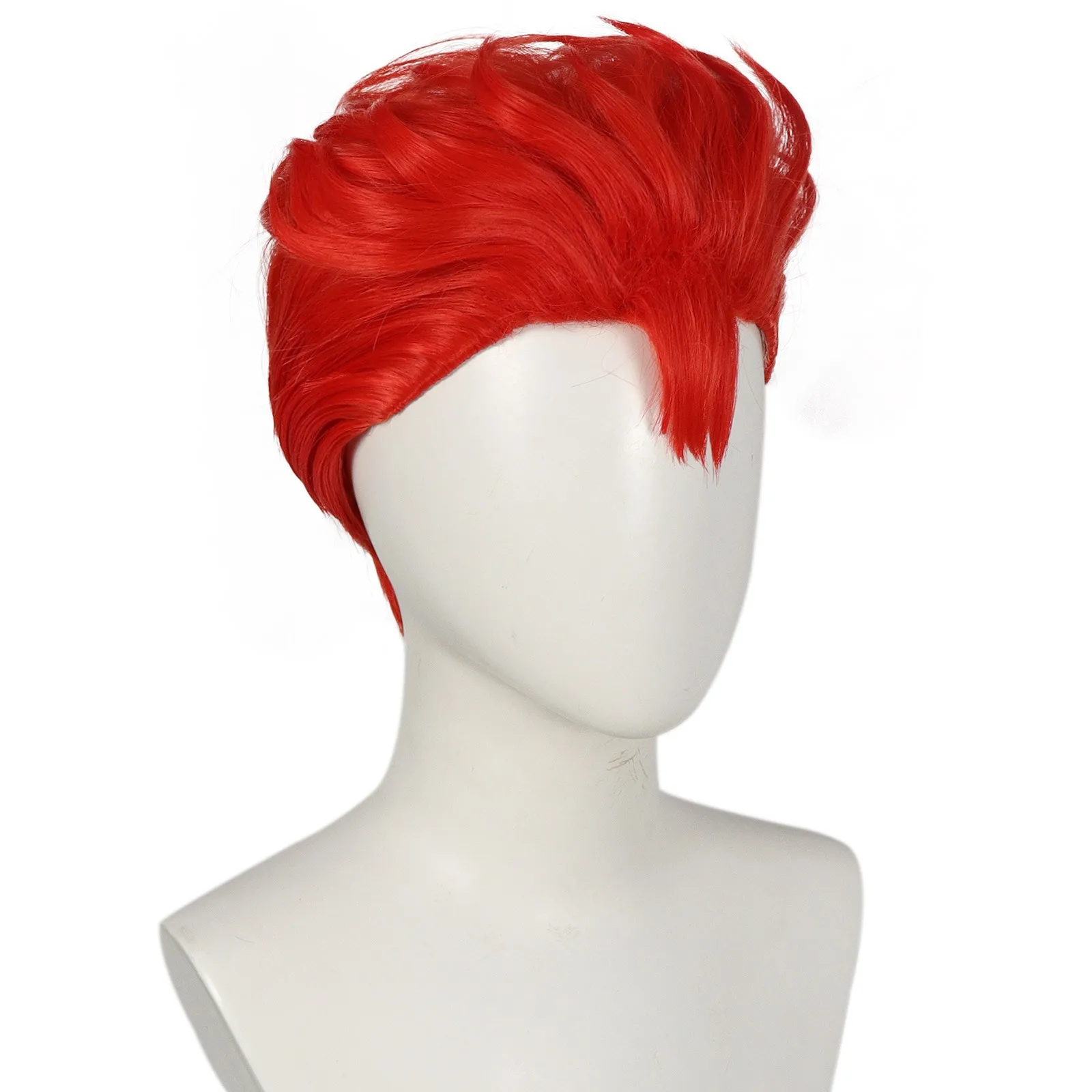 Peluca de Cosplay Hanamichi Sakuragi para hombres, naranja mezclado, corto, Anime, resistente al calor, fiesta, juego de rol