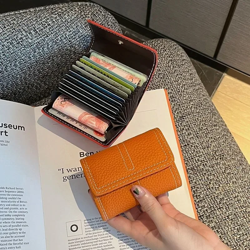 Women Wallets Men's Coin Purse PU Leather Money Bag Female Short Hasp Coin Card Bag Male Business Credit ID Card Holder Clutch