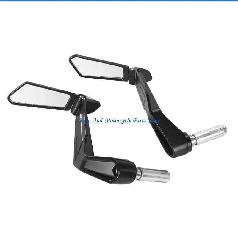 P9FD Easy Install Vibration Resistant Rear View Mirror With Wide View Motorcycle Accessory Handlebar Side Mirror