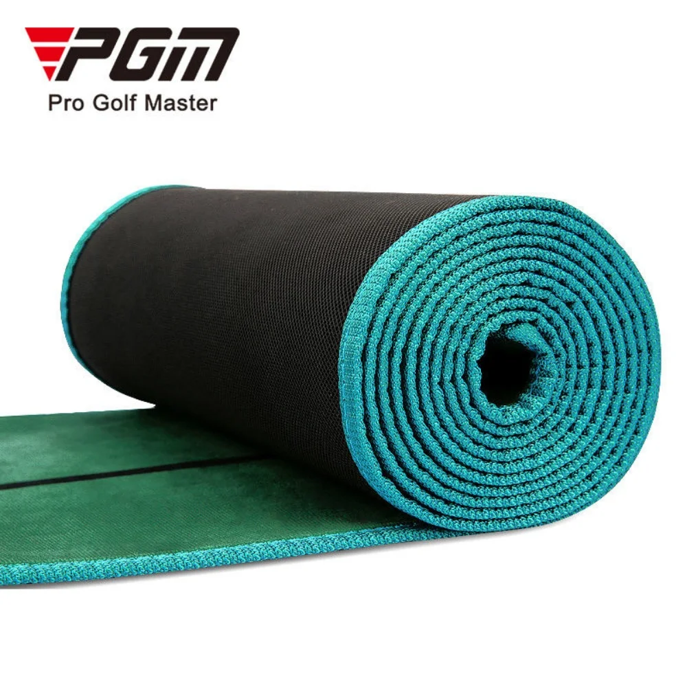 3M PGM Indoor Solid Wood Golf Putter Trainer Putting Velvet Practice Mat Ball Return Trajectory Training Auxiliary Equipment