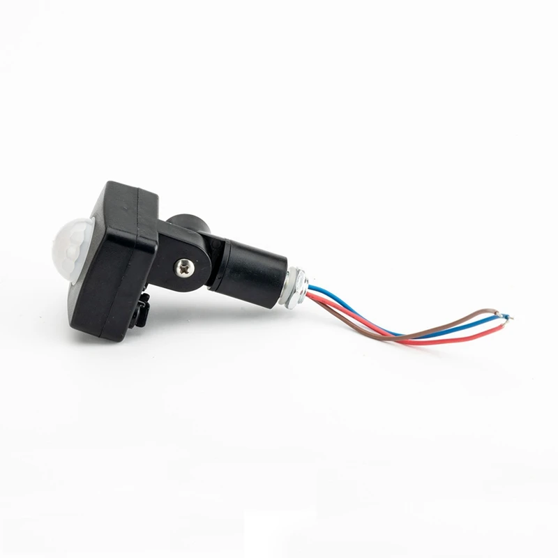 New-3X AC85-265V IP65 محس حركة قابل للتعديل PIR التبديل سامسونج مصباح ليد PIR مستشعر حركة خارجي كاشف ، 10 مللي متر أسود