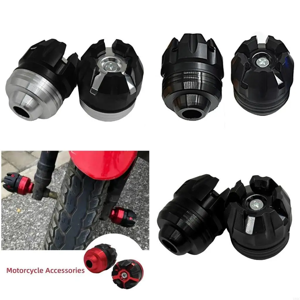 Front Fork Cups Aluminum Front Fork Protector Cups General Use for Motorcycles New