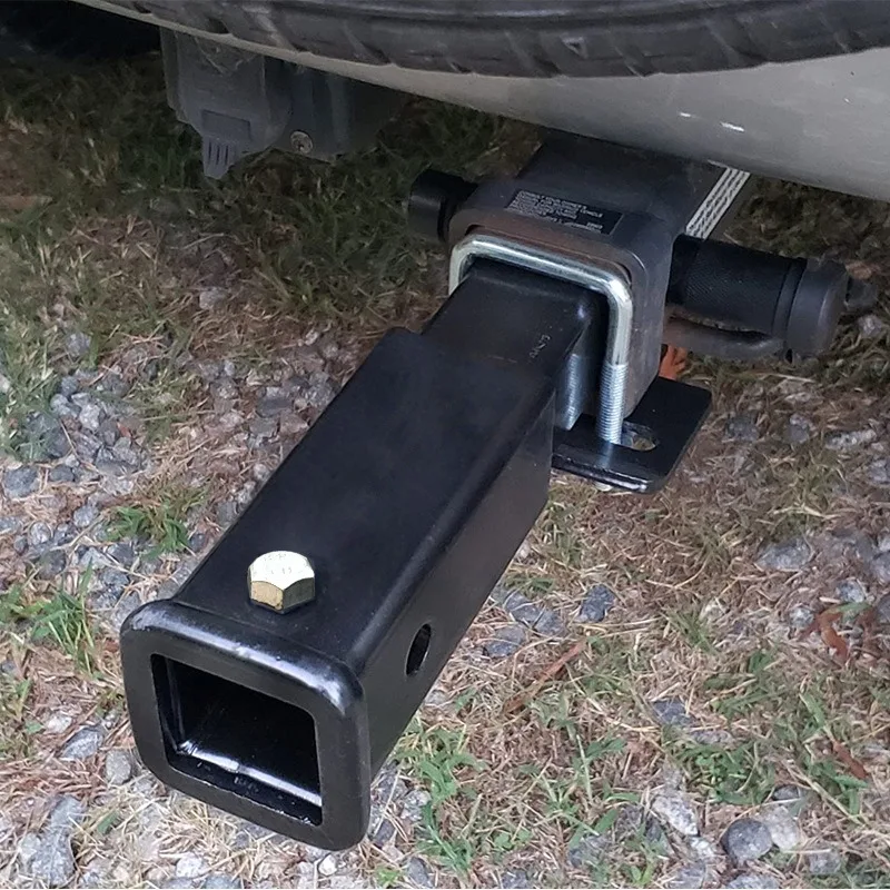 Metal Square Tube Hitch Extension Bar For SUV Off Road Vehicle Trailer Receiver