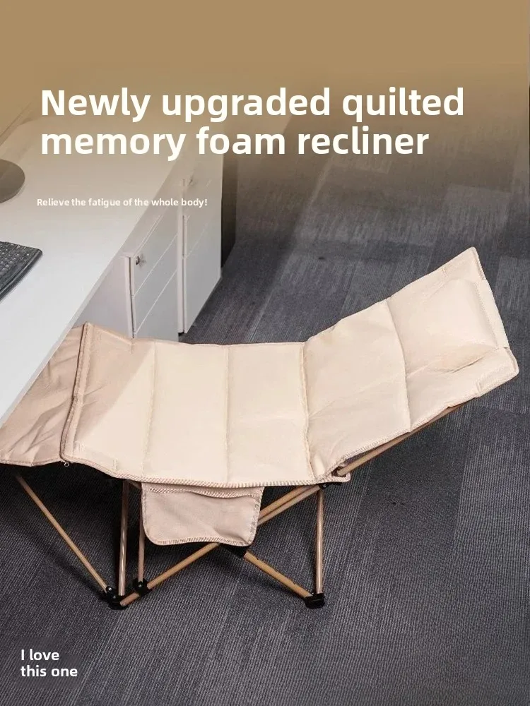 Lunch break folding bed office single recliner simple portable hospital escort march nap bed