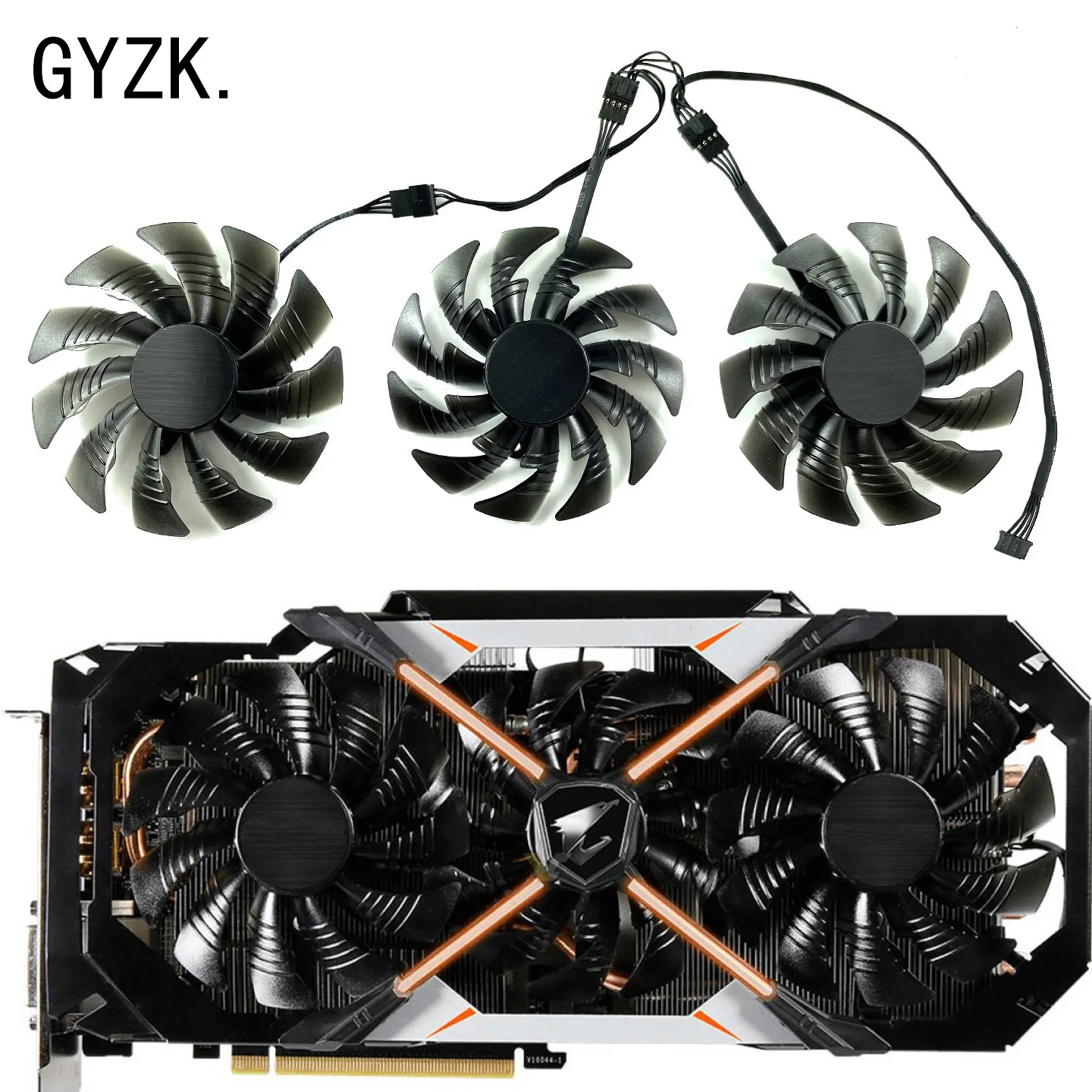 

PLD10015B12H For GIGABYTE GTX1070 1080 1080ti AORUS Graphics Card Replacement Fan
