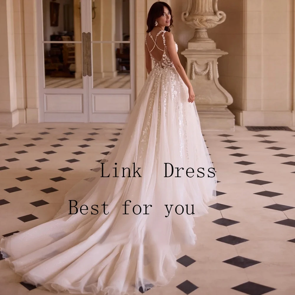 Spaghetti Straps Wedding Dresses for Ladies Empire Soft Tulle Bridal Gowns Exquisite Sleeveless Vestidos De Novia 2026 Summer