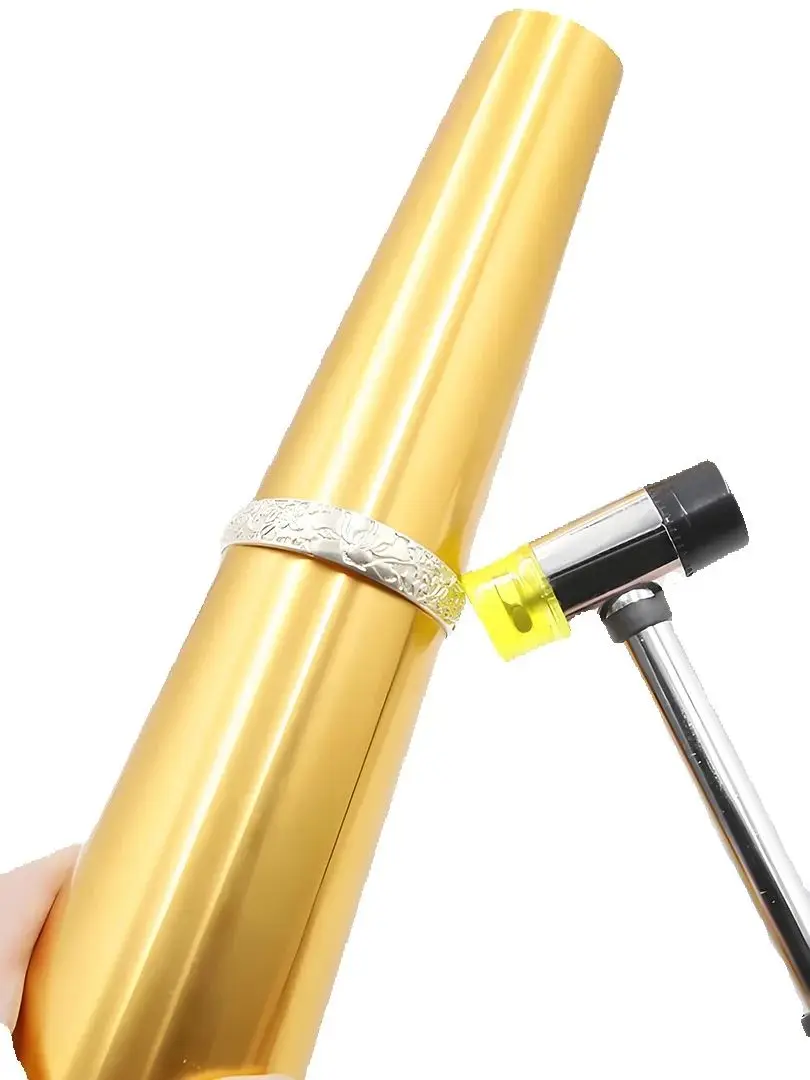 Stainless Steel Bracelet Mandrel Sizing Tool Round Oval Wooden Bangle Shaping Tool DIY Jewelry Mandrel for Beginners