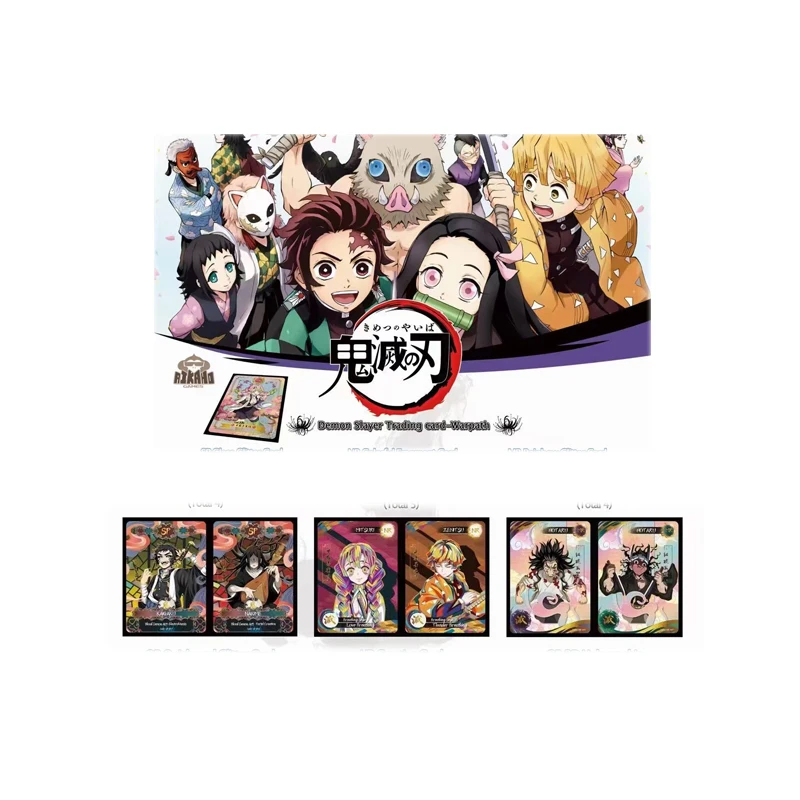 

Demon Slayer Collection Card Booster Box Premium Rare Limited SR SSR SP Cartoon Table Party Gift Playing Cards