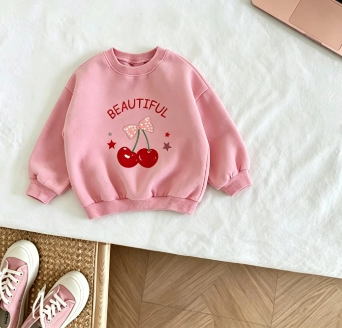 Kids Versatile Three Design Sweatshirt Toddler Crew Neck Pullover Kid Fashion Casual Costume Baby Popular Costume Children Wear