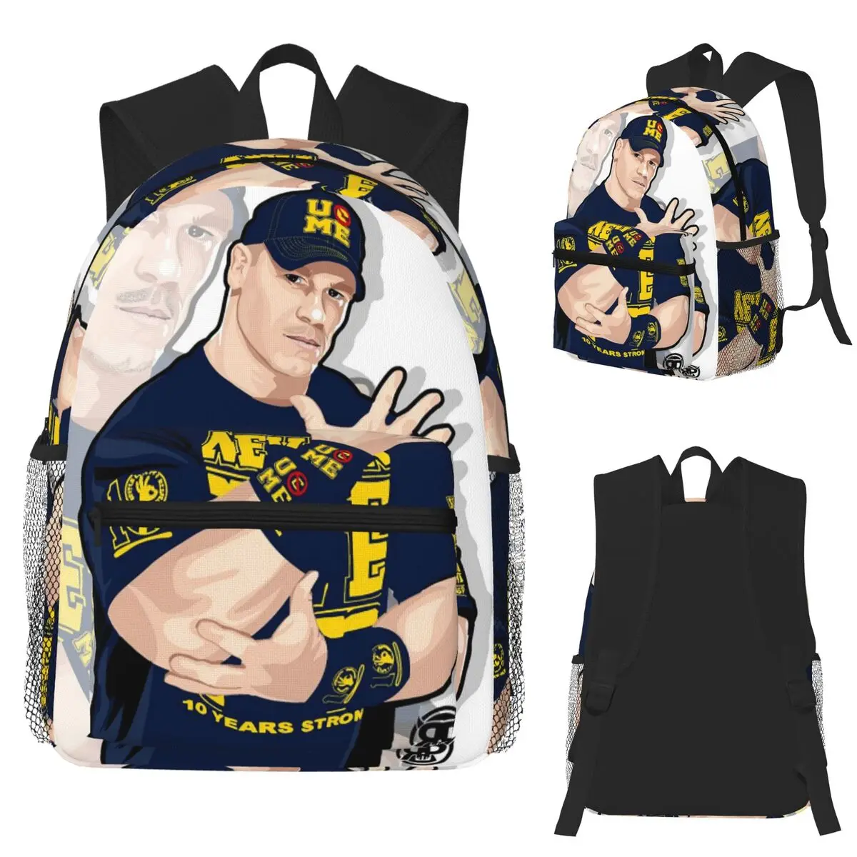 

Студенческий рюкзак John Cena, школьная сумка, походный дорожный рюкзак для мальчиков и девочек, сумка для книг, сумки на плечо