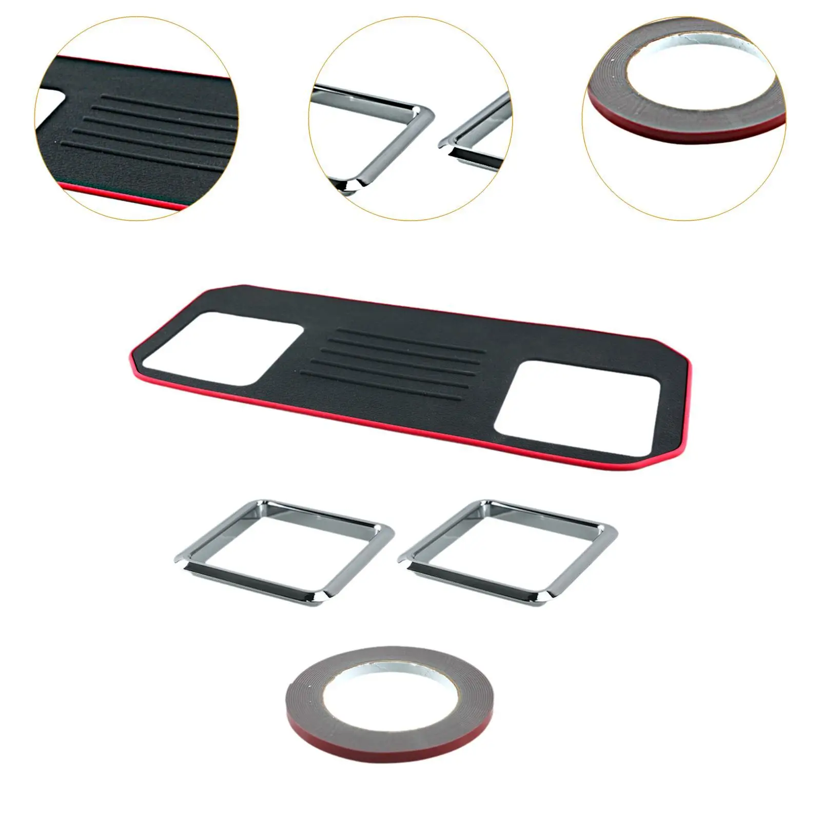 車用カップホルダーコースター、取り付け簡単、カーアクセサリー、ティーカップパッドプロテクター交換用、実用的でモダンな滑り止めパッド（タンク用）