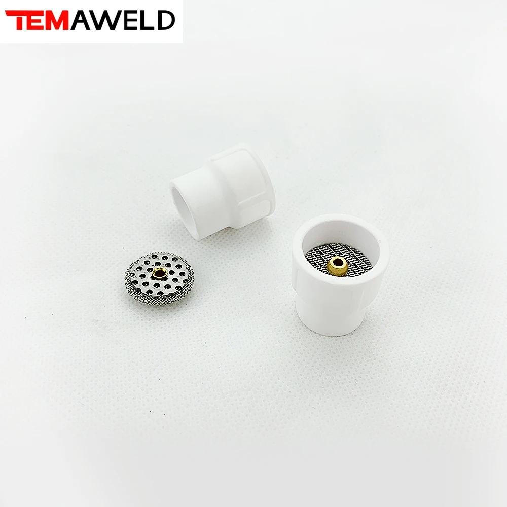 2Pcs  12# White Ceramic Nozzle Alumina Cup For WP9/20/17/18/26 Tig Welding Torch #10 Ceramic White TIG Welding Cup