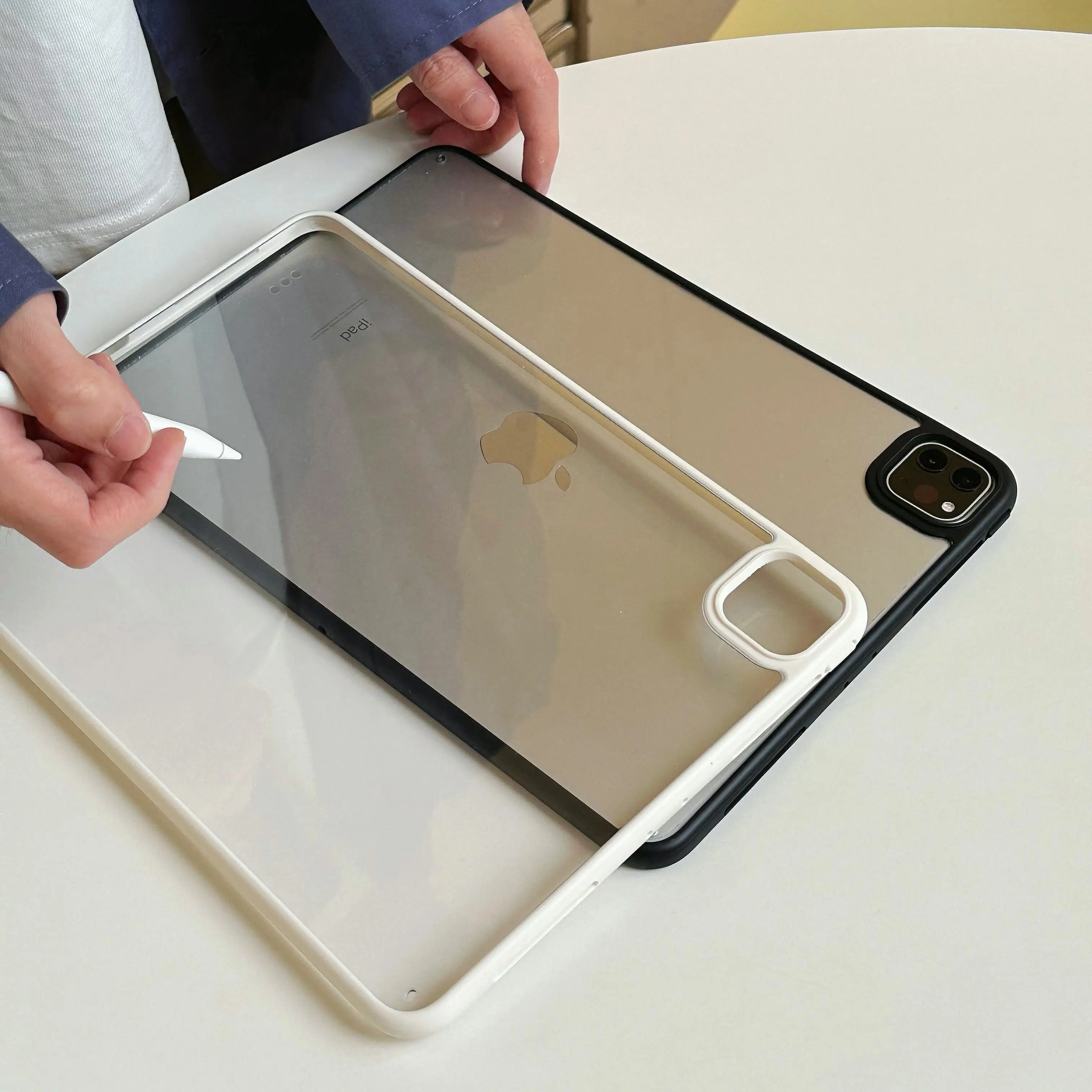 Transparent New Tablet Case For iPad Mini 6 7 5/6th 10/11th A16 8.3in Air 1 2 4 5 6 7 M2 M3 Pro M4 M5 11in 12.9in iPad Cover