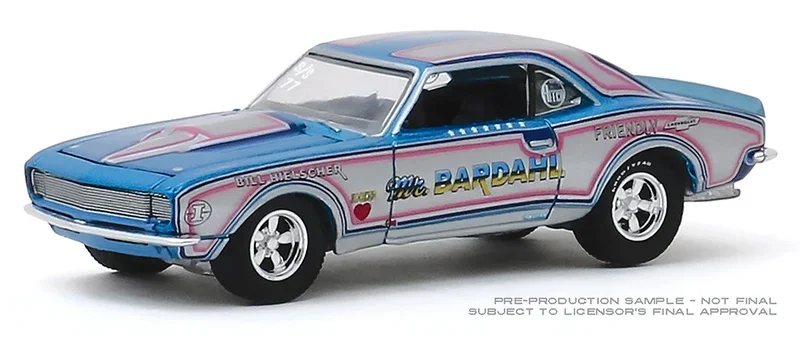 Modelo 1:64 1967 Chevrolet Camaro Sr. Bill Hilscher Modelo de coche