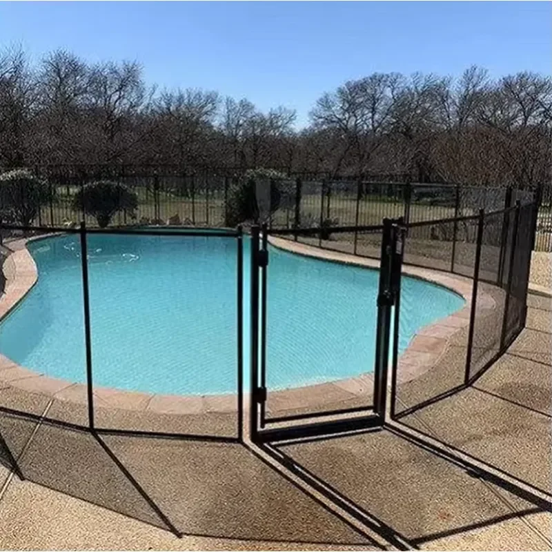 Temporary Pvc Portable Screen Child Safety Swimming Pool and Fence Meta for Child Adult