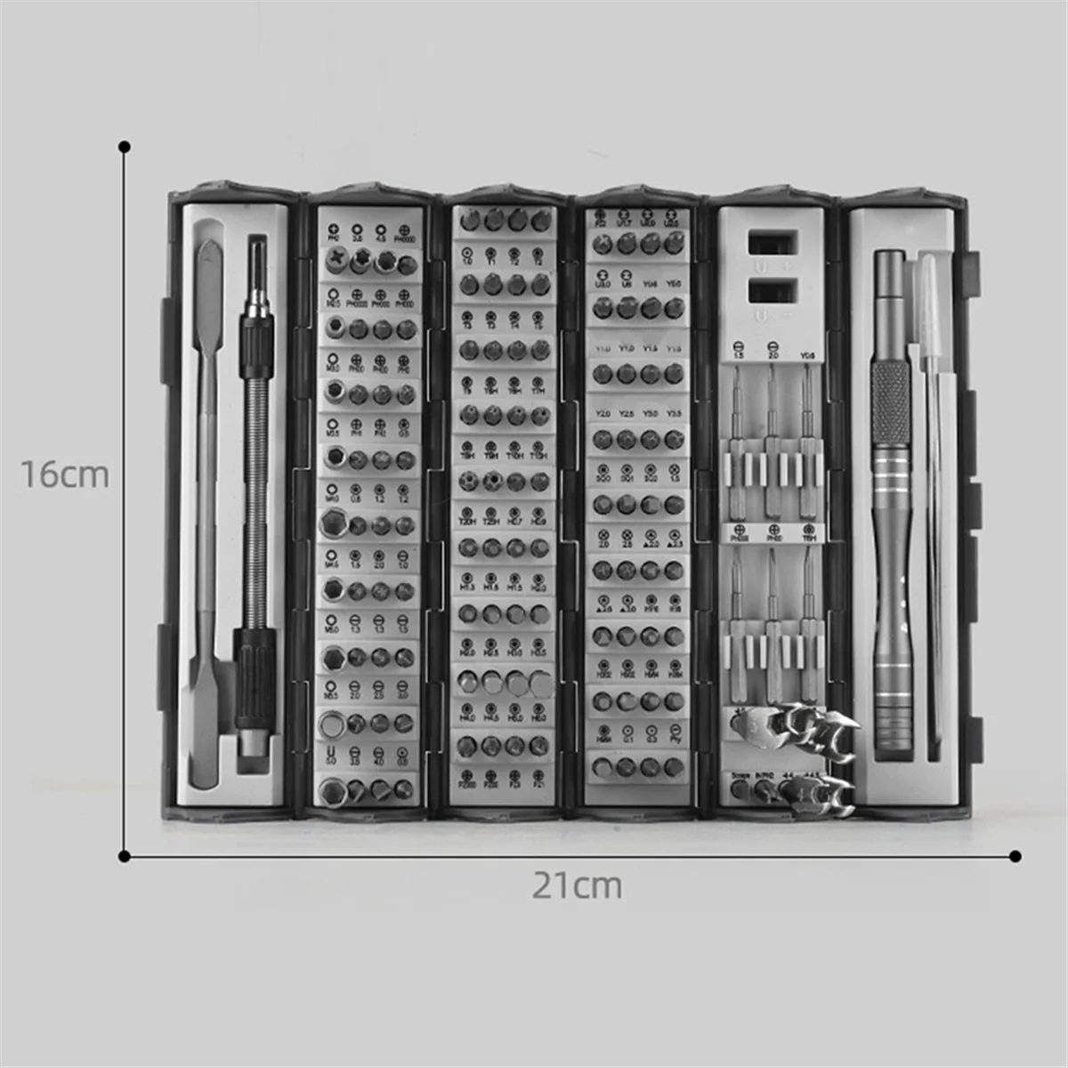 128-In-1 Screwdriver Set Household Disassembly Maintenance Tool Cylinder Portable Plum Hexagonal Special-Shaped Set