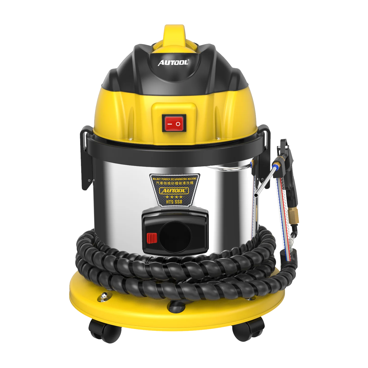 AUTOOL HTS558 Urządzenie do czyszczenia zaworów ssących z karbonu metodą wydmuchu, 220V/110V, środek do usuwania osadów karbonowych z silnika samochodowego
