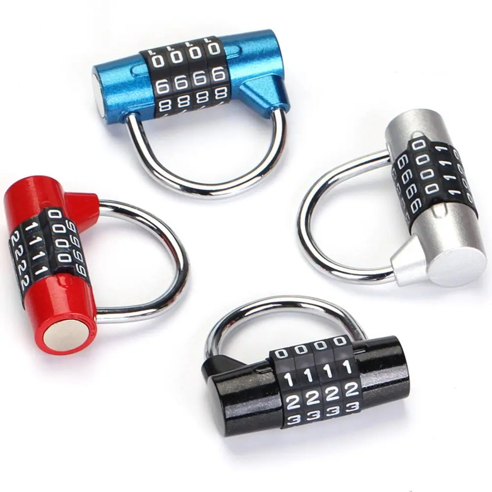 Anti-Theft Travel Combination Lock Dormitory Cabinet  Lock Gym Safety Coded Lock Luggage Padlock 4 Digit Password Lock