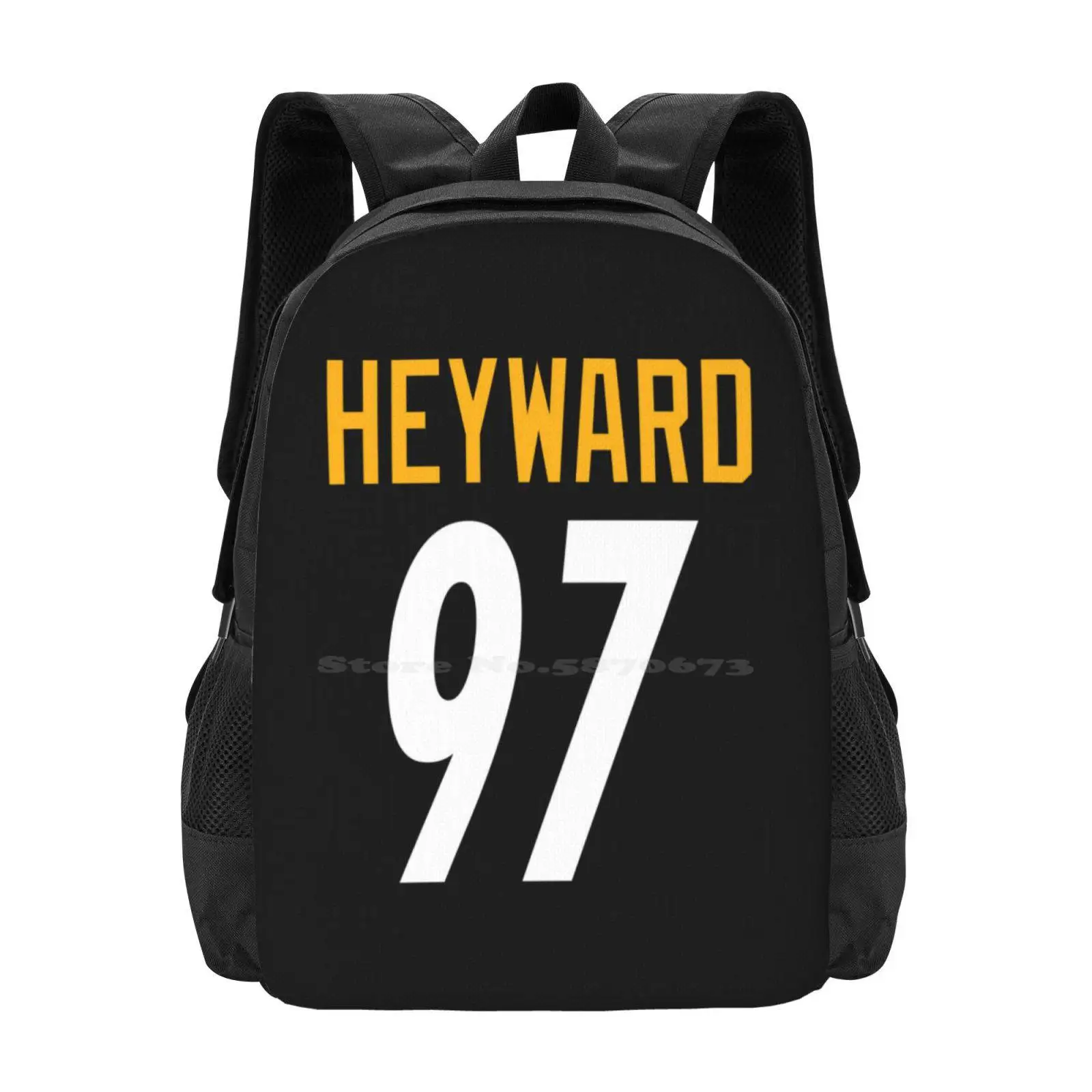 

Cam Heyward, Джерси № 97, горячая распродажа, школьный рюкзак, модные сумки, Cam Heyward 97