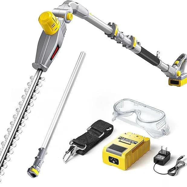 

High branch pruner Electric DC hedge trimmer Lithium battery high altitude chain saw Garden tools