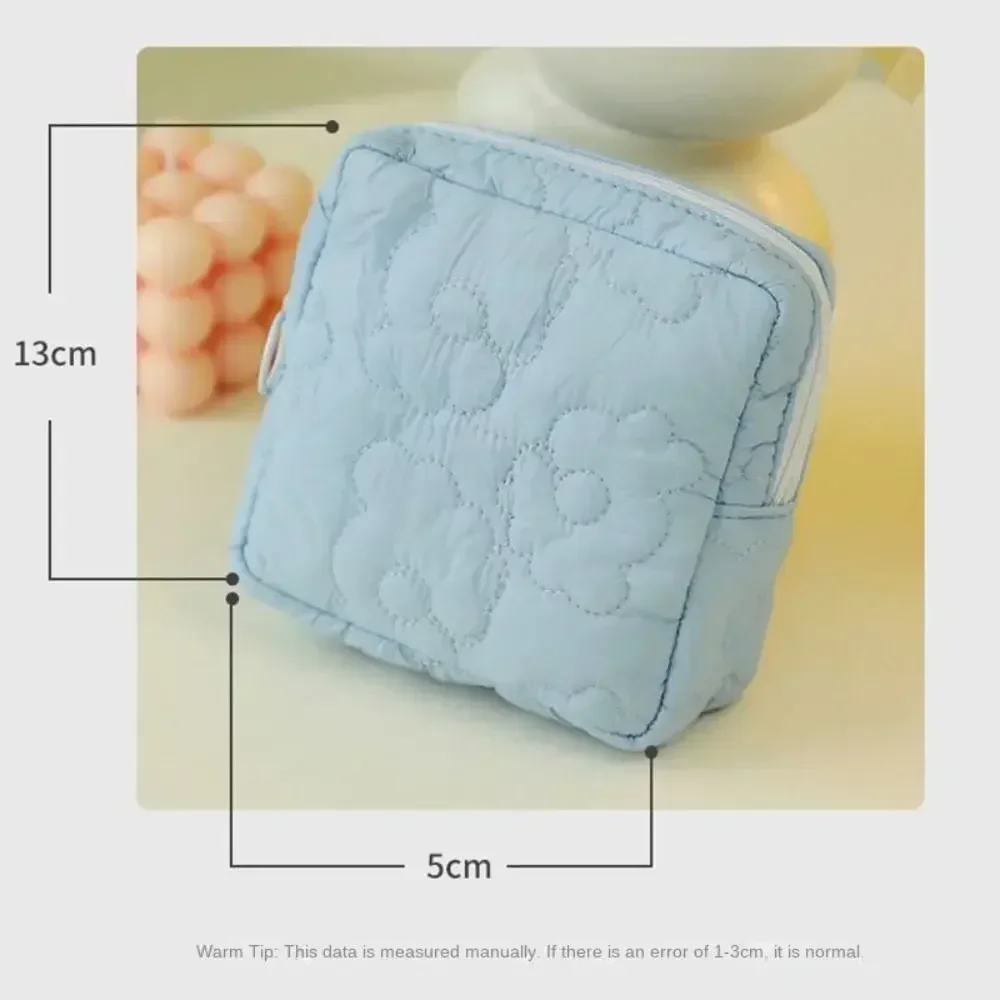 SR1 Square Women Storage Bag Sanitary Napkin Storage Bags Cute Makeup Bag for Purse Girls Period Bag Feminine Period Pouch