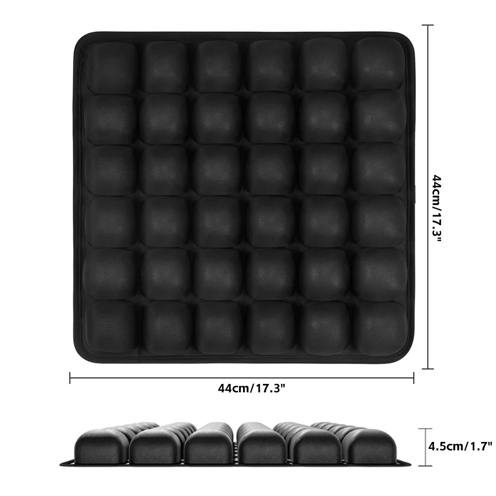 Comfortable Inflatable Air Cushion Seat 36 Airbag Travel Portable Office Pad Mat