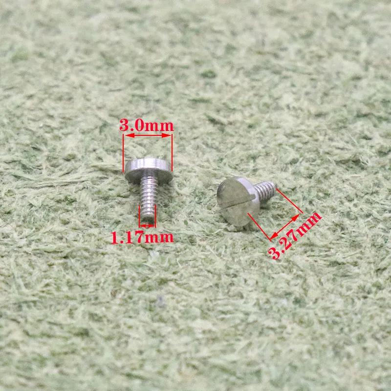 For Cartier SANDOZ Watch Buckle Surface Fixing Screw Dial Screw Watch Accessories 2PCS