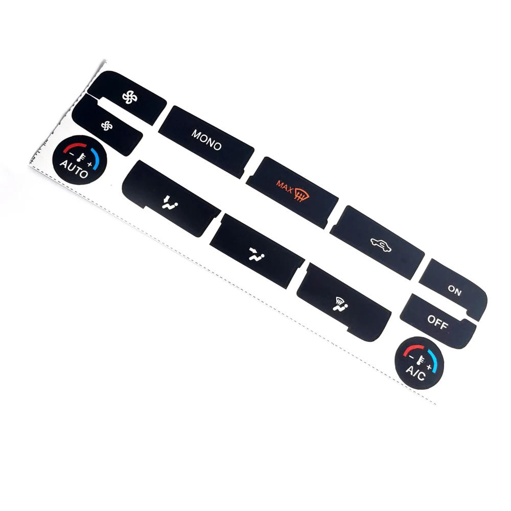 Car Air Condition Button Repair Sticker Fit for Ford S-Max/ for Mondeo Auto AC Control Decal Automotive Interior Decoration 1pc
