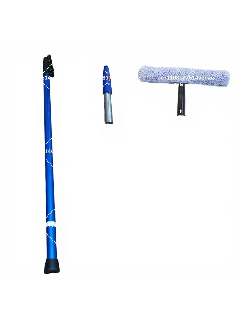 12FT Solar Panel Cleaner Carbon Fiber Pole with Swivel Washer for Window Cleaning 3.6M