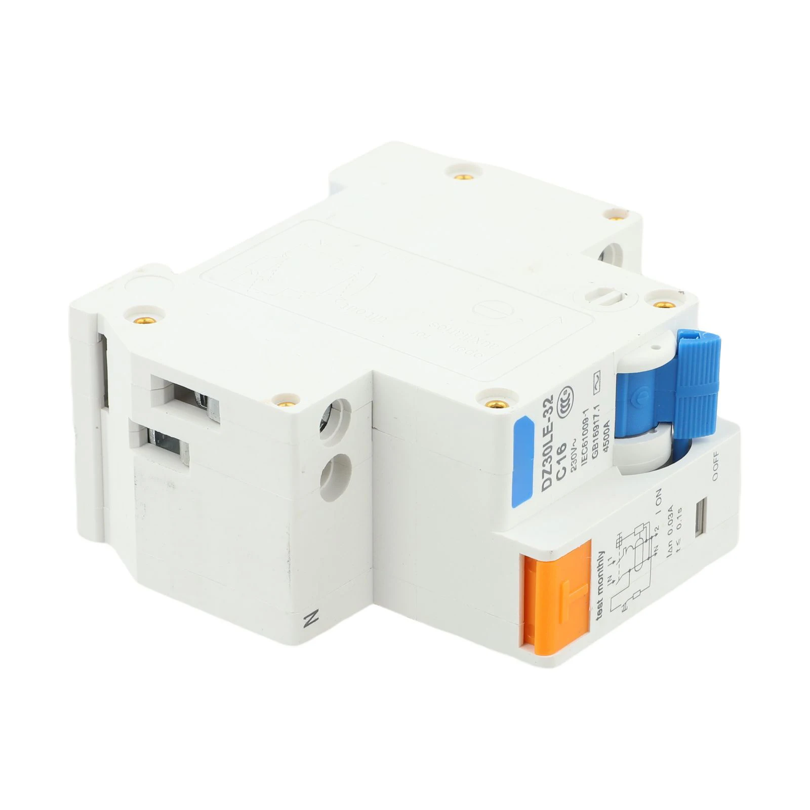 Enhanced Electrical Safety with 230V Leakage Protector 16A DPN Air Switch with Visual Indicator and Easy Setup