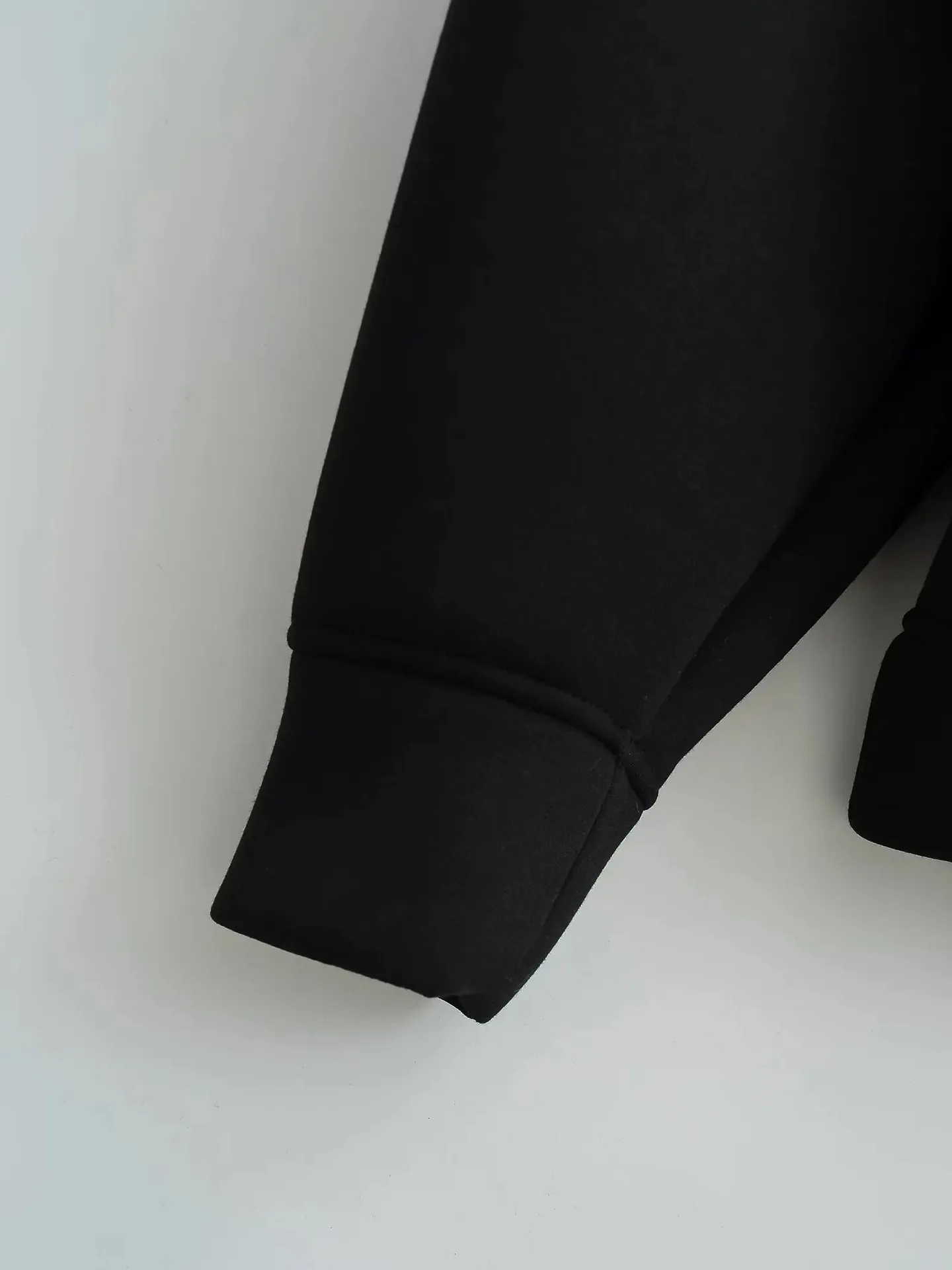 Herbstliche Damen-Freizeitjacke mit Kapuze, lockerer Oversize-Schnitt, Reißverschluss-Hoodie, Sweatshirt, einfarbiger Mantel, schicke Oberbekleidung für Bürodamen, Oberteile – Detail 26