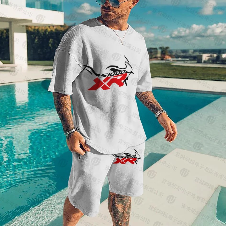 Verão mais recente design original masculino impressão 3d moda casual de manga curta camiseta + calções esportivos jogging terno respirável