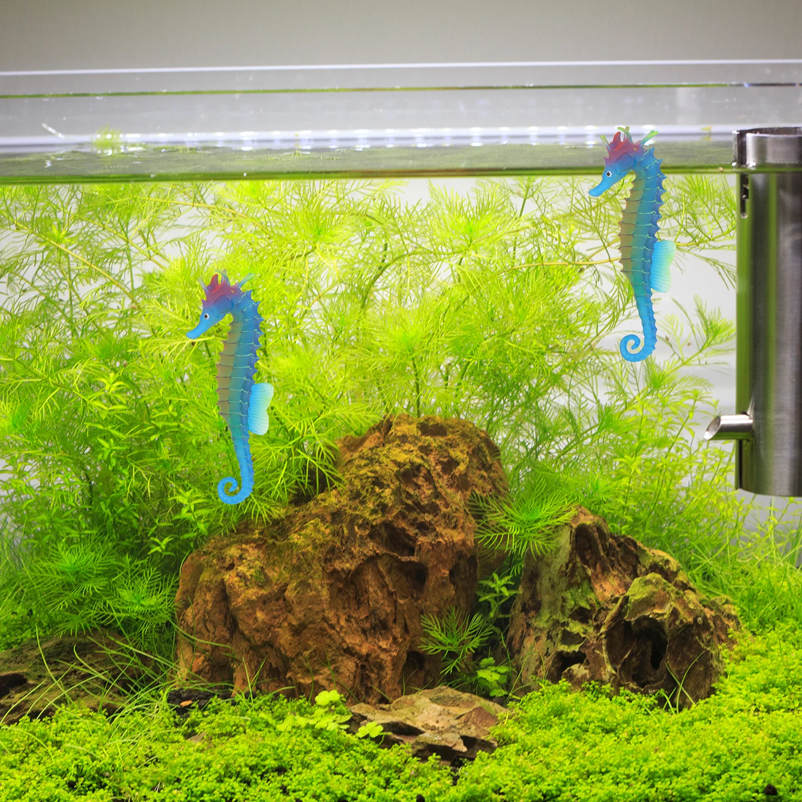

Simulation Seahorse Decor, Durable Plastic Learning For Fish Tank Aquarium Decoration, Creative Sea Animal Ornament,
