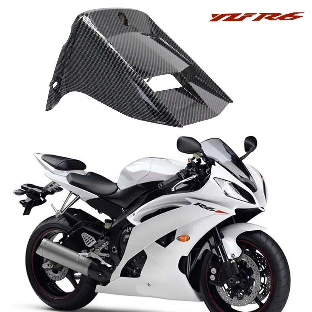 

ABS Carbon Fiber Plastic Motorcycle Rear Fender Cover Fairing Mudguards Splash For Yamaha YZF-R6 2006 2007 2008 2009 2010-2016