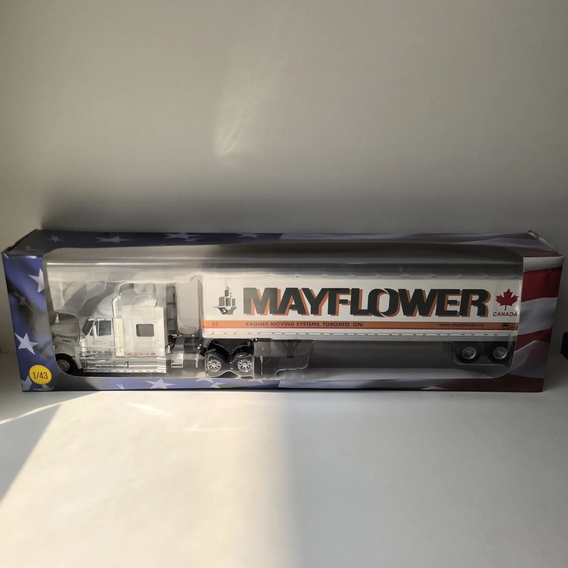 Diecast IXO 1/43 Scale INTERNATIONAL Lonestar Trailer Truck H6 Front Alloy Car Plastic Alloy Car Model
