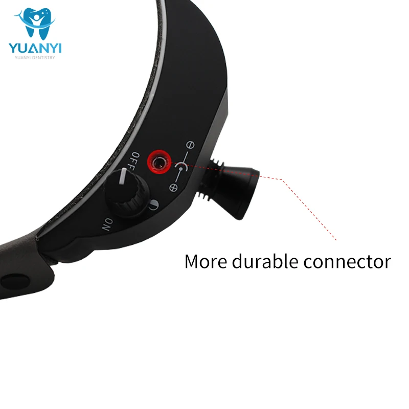 LED Head Light Lamp Brightness Adjustable Dental Lab Headlamp Medical Surgical Headlight Rechargeable Lithium-ion Battery