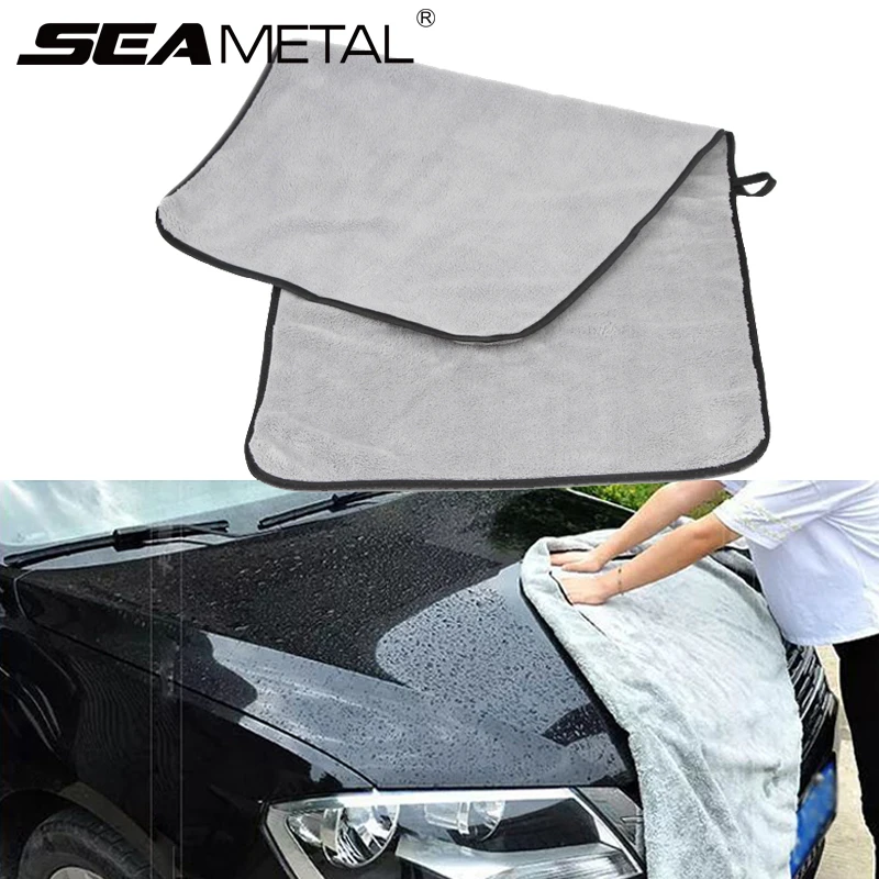 SEAMETAL Motorcycles Clean Towels Microfiber Wash Towel Fast Drying Auto Cleaning Rag Extra Soft Cloth High Water Absorption