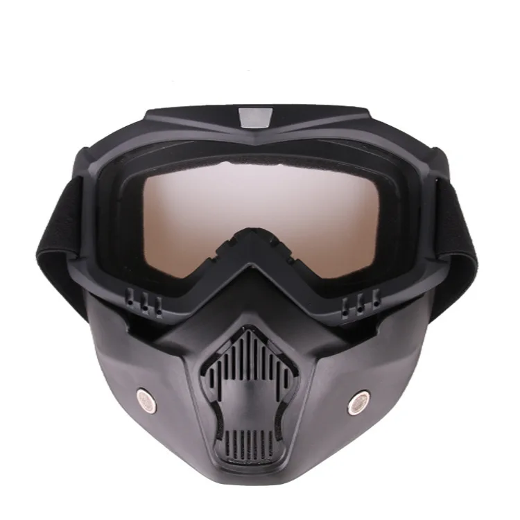 Moto Mountain Off road Track Rider Mask parabrezza occhiali antiappannamento Harley Mask