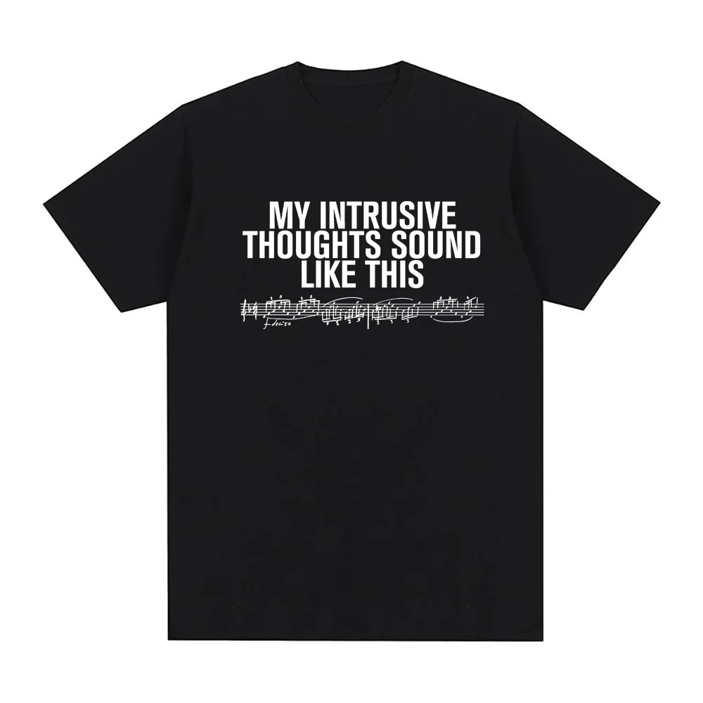 INTRUSIVE THOUGHTS BABY TEE 2026 new style ROSALIA Same As Official Website High Quality Tee-shirt 100%Cotton Soft Round Neck