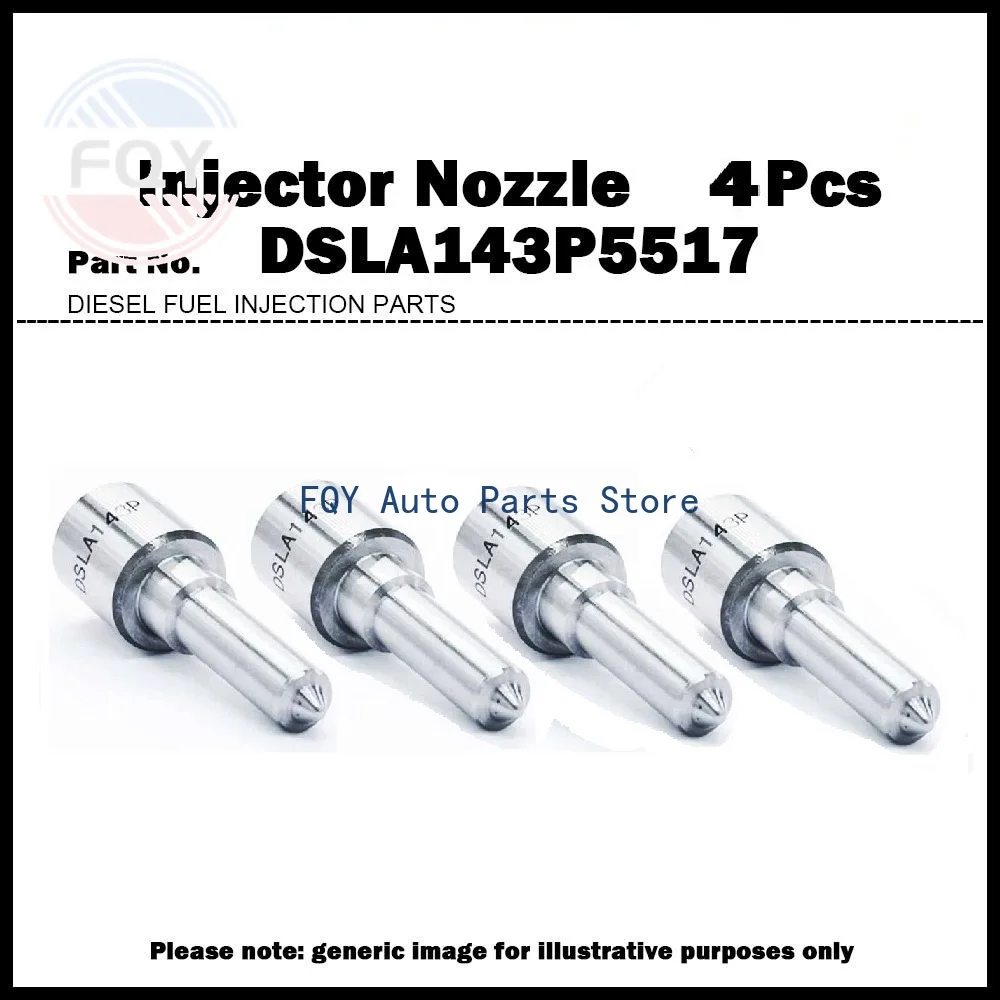4X High Quality Fuel Injector Nozzle DSLA143P5517 For DAF CF65 LF45 LF55 0445120250 5263321